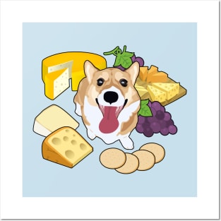 Cheese Corgi Posters and Art